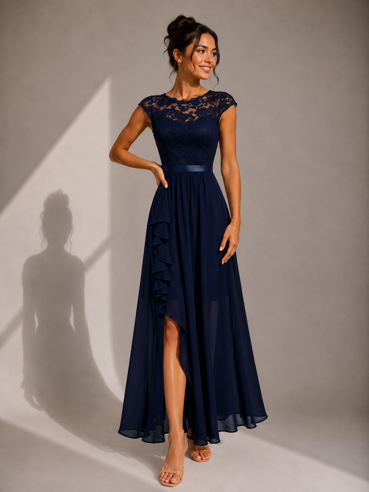 Capri - Vestido largo evasé elegante