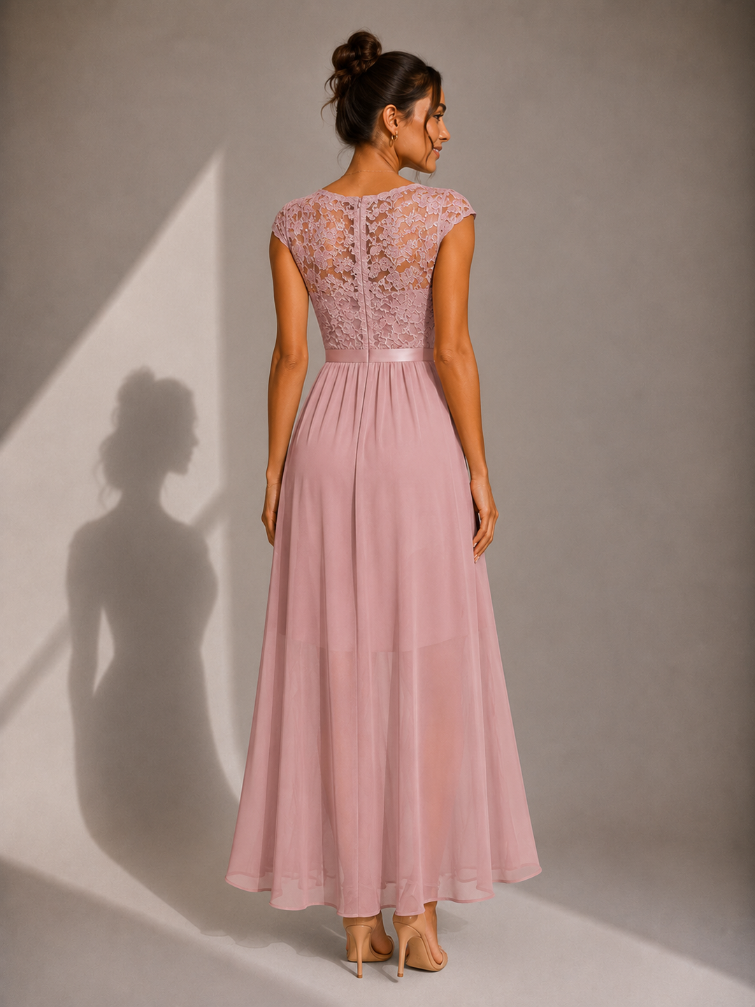 Ainsley - Vestido de noche bordado