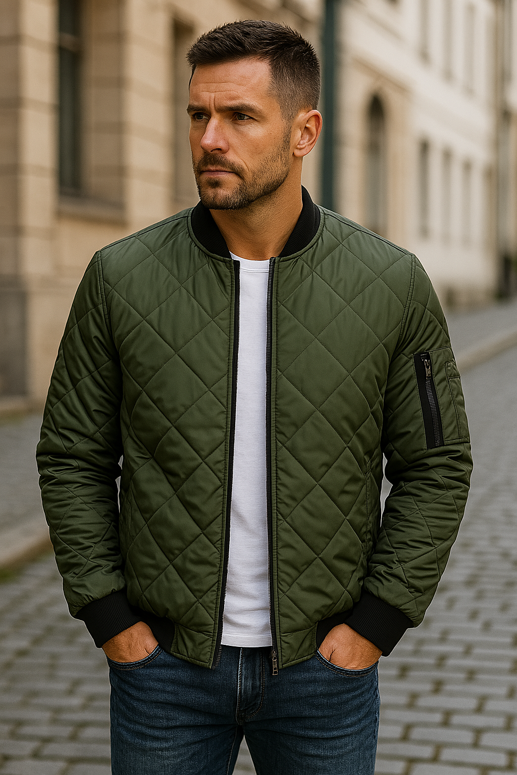 Tanner - Chaqueta bomber acolchada