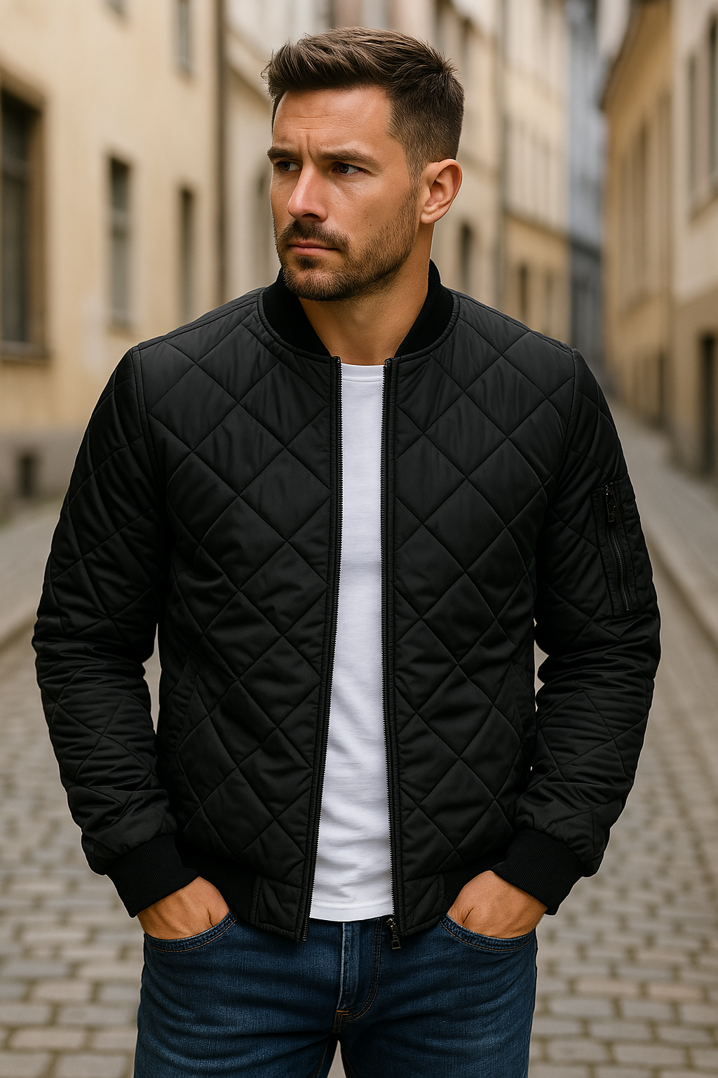 Tanner - Chaqueta bomber acolchada