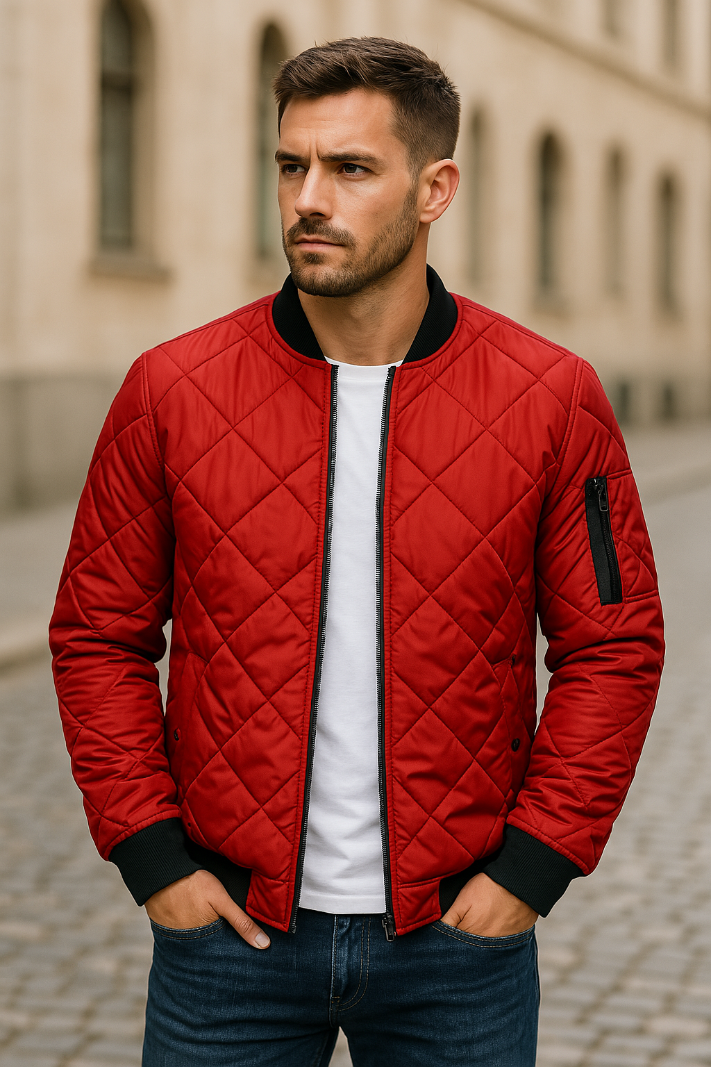 Tanner - Chaqueta bomber acolchada