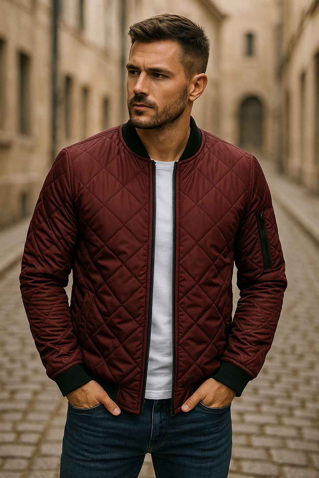 Tanner - Chaqueta bomber acolchada
