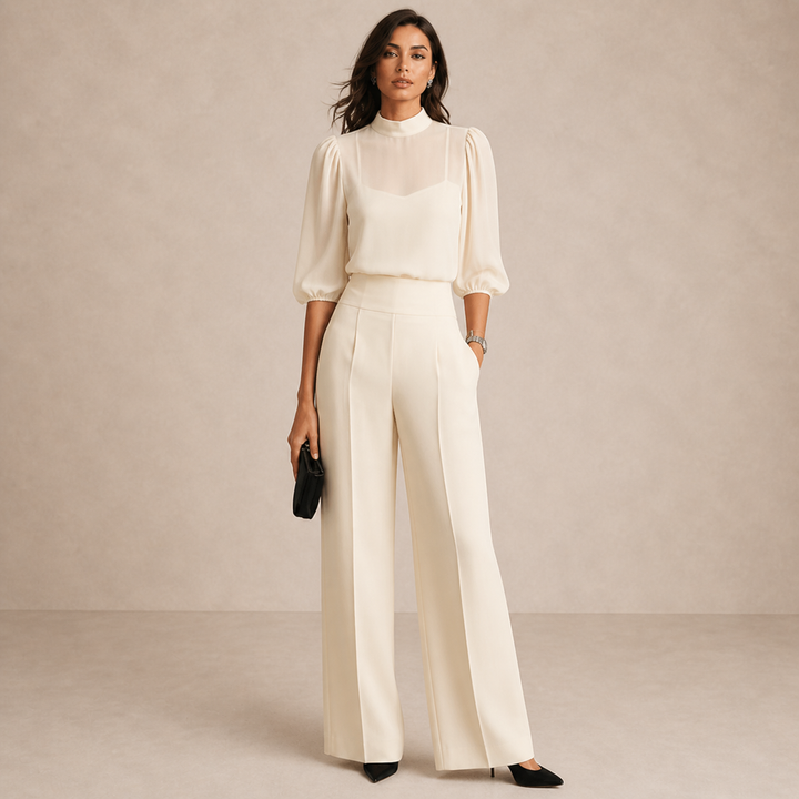 Juna - Conjunto coordinado premium de tres piezas