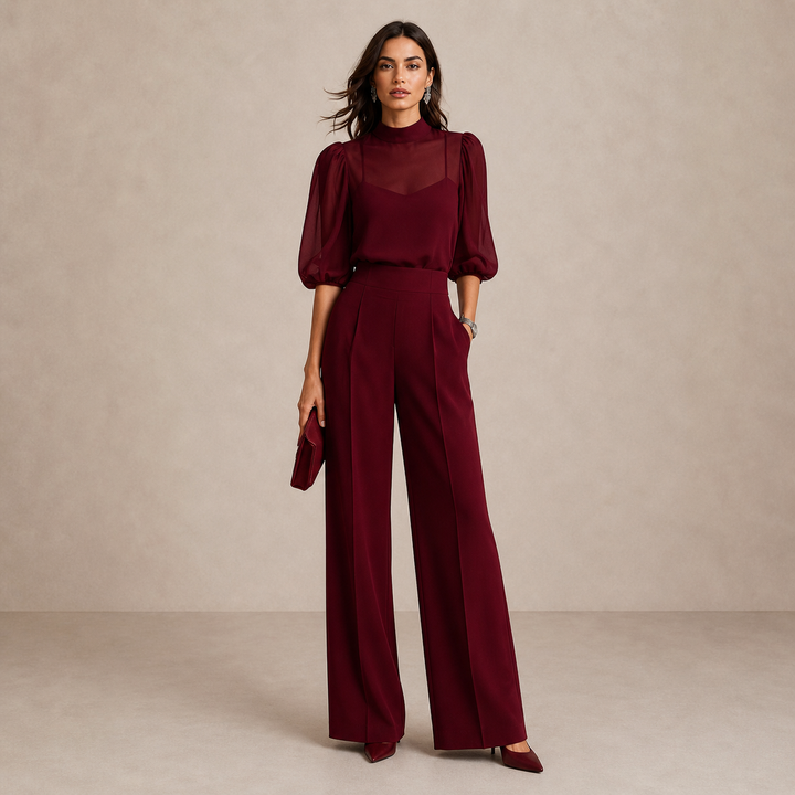 Juna - Conjunto coordinado premium de tres piezas