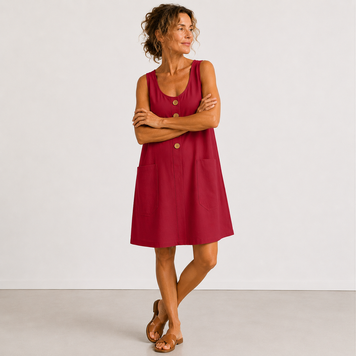 Rosamonde - Vestido veraniego de lino fresco