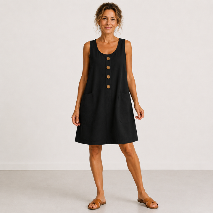 Rosamonde - Vestido veraniego de lino fresco