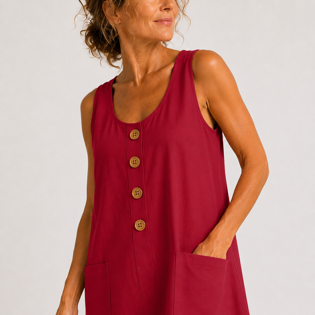 Rosamonde - Vestido veraniego de lino fresco