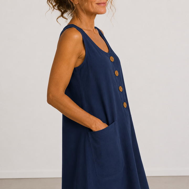 Rosamonde - Vestido veraniego de lino fresco