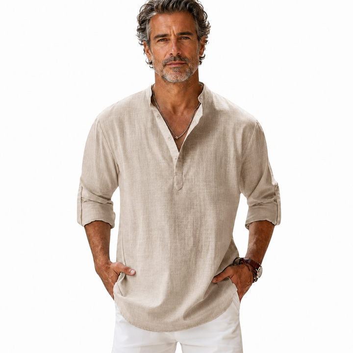 Morland - Camisa de lino transpirable