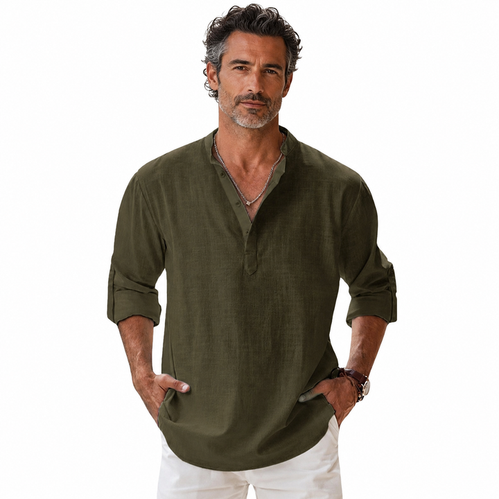 Morland - Camisa de lino transpirable