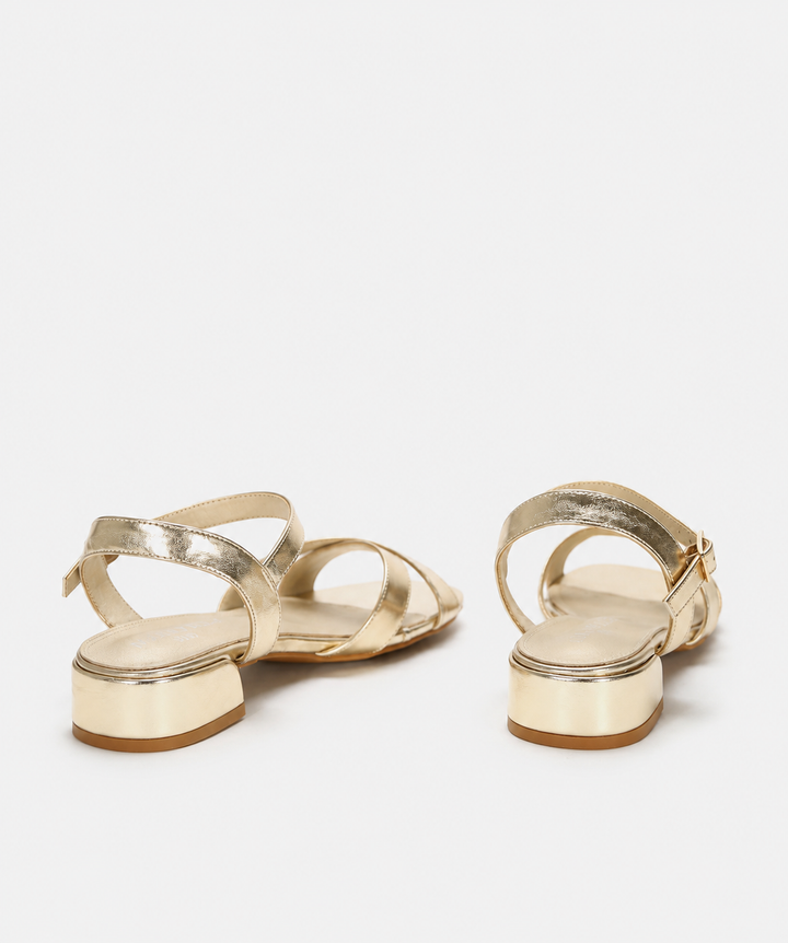 Abrielle - Sandalias elegantes de tacón bajo