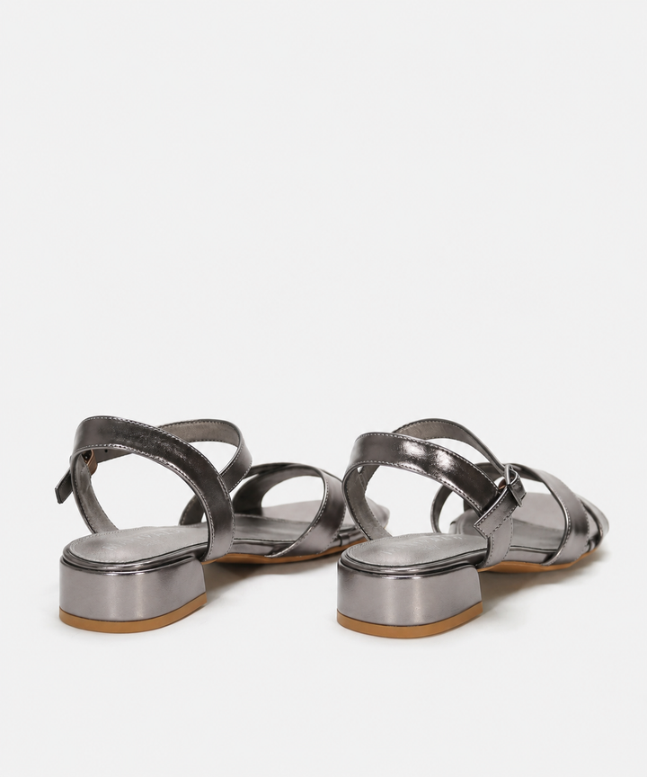 Abrielle - Sandalias elegantes de tacón bajo
