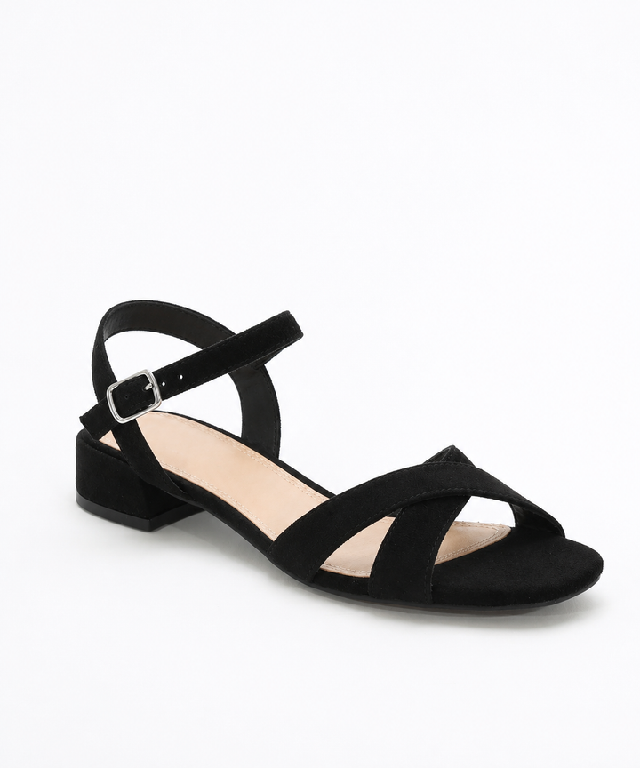 Abrielle - Sandalias elegantes de tacón bajo