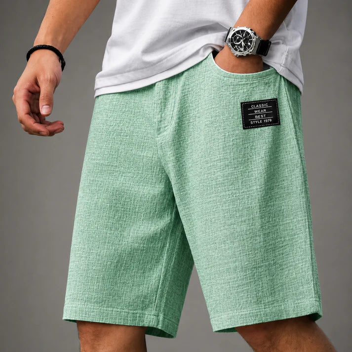 Caelan - Bermudas de lino refinadas