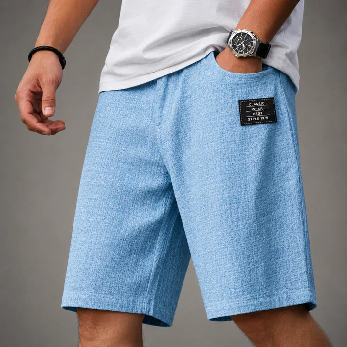 Caelan - Bermudas de lino refinadas