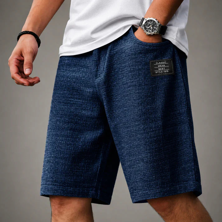 Caelan - Bermudas de lino refinadas
