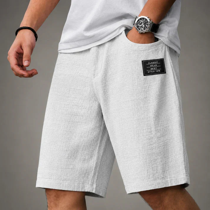 Caelan - Bermudas de lino refinadas