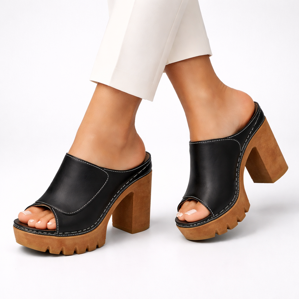 Melisande - Tacones de plataforma pulidos