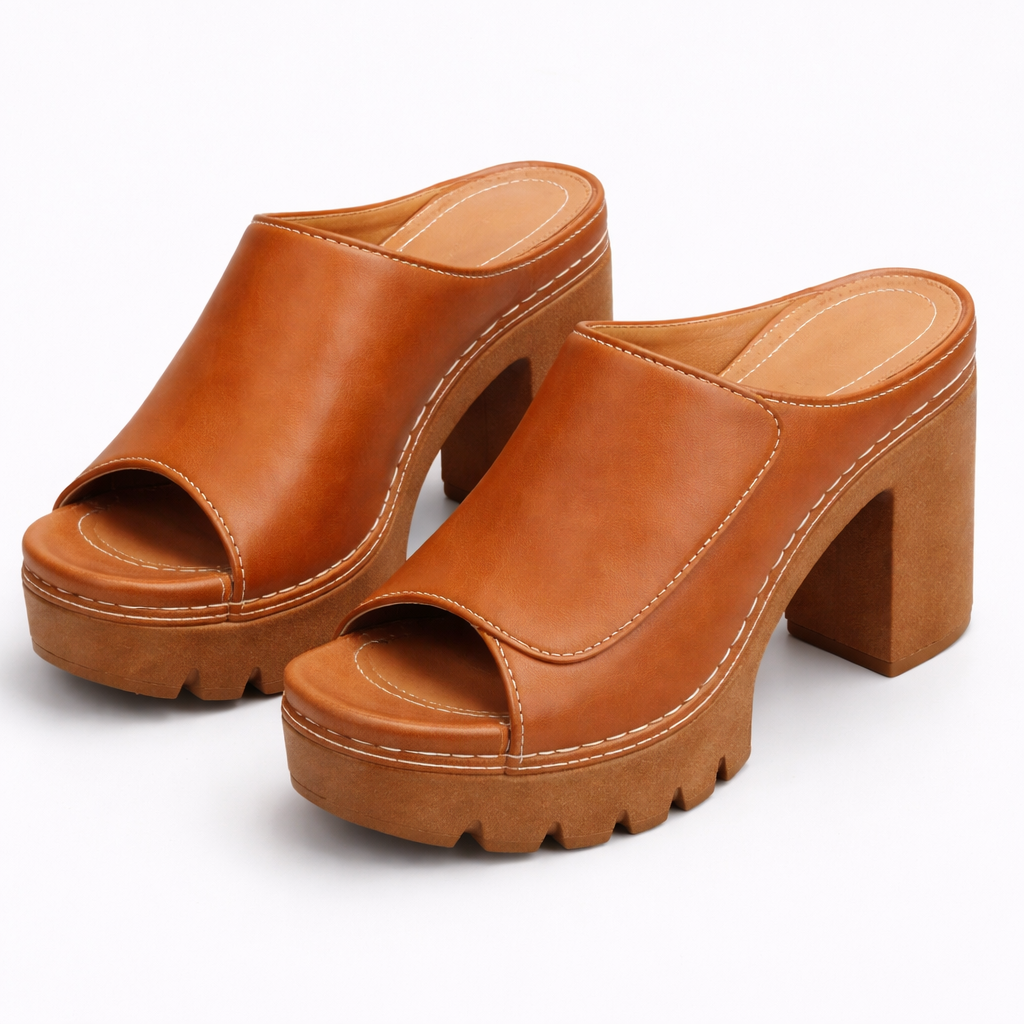 Melisande - Tacones de plataforma pulidos