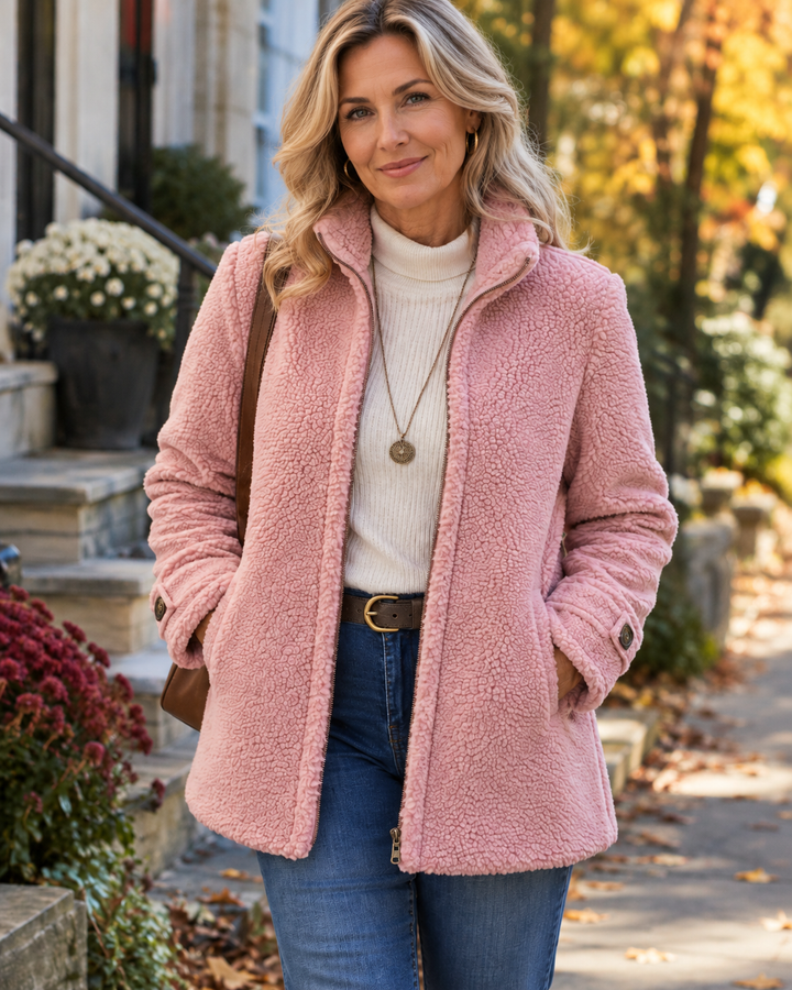 Florrie - Chaqueta de cuello alto