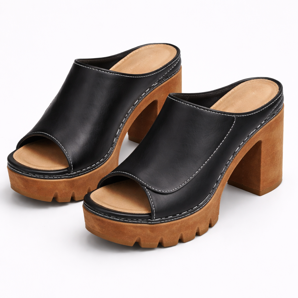 Melisande - Tacones de plataforma pulidos
