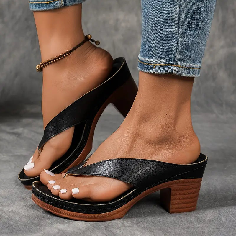 Alouette - Sandalias de tacón con plantilla acolchada