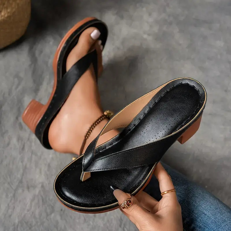 Alouette - Sandalias de tacón con plantilla acolchada