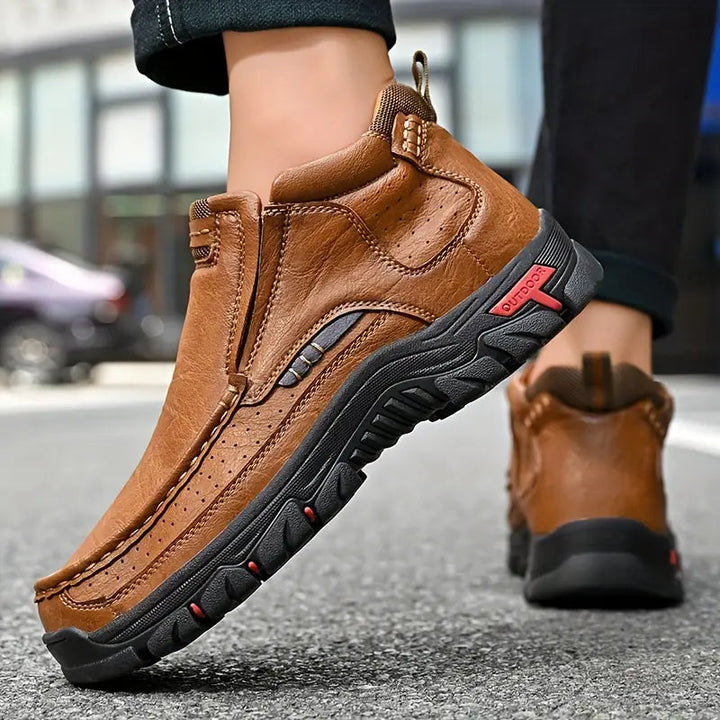 Barcliff - Botines de piel resistentes