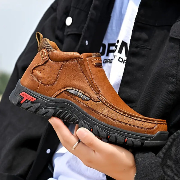 Barcliff - Botines de piel resistentes