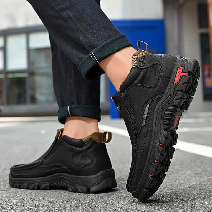 Barcliff - Botines de piel resistentes