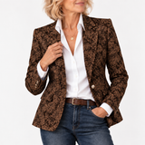 Sybilla - Americana de jacquard entallada