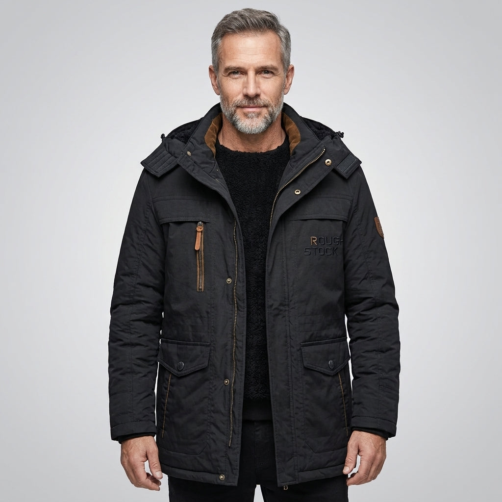 Lasse - Chaqueta larga con capucha