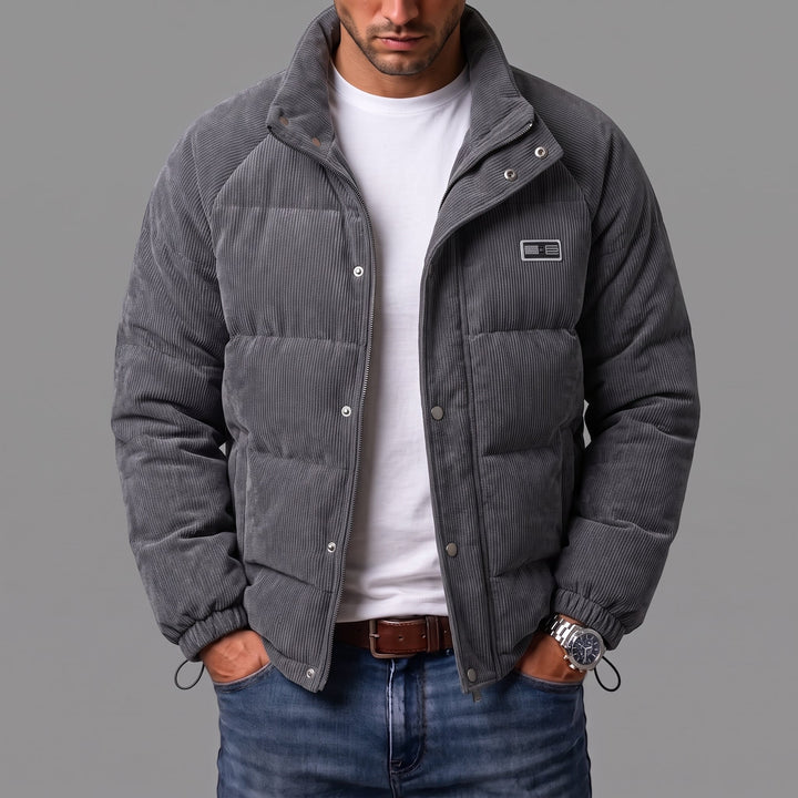 Dalton - Chaqueta texturizada con cremallera