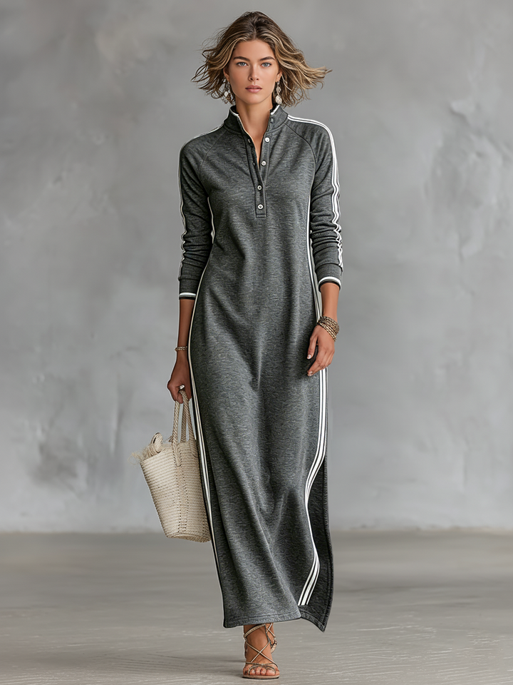 Carisette - Vestido para el día y la noche de tacto suave
