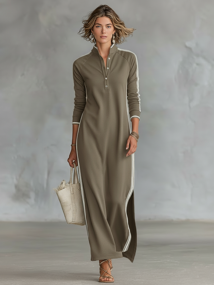 Carisette - Vestido para el día y la noche de tacto suave