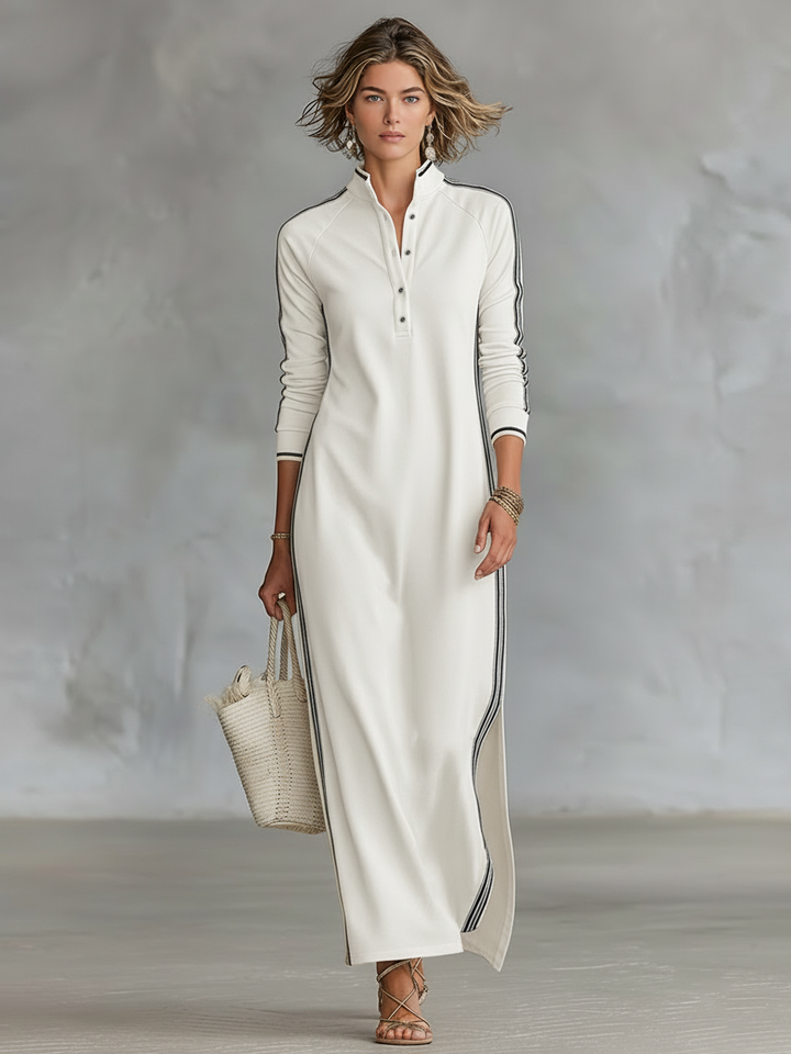 Carisette - Vestido para el día y la noche de tacto suave