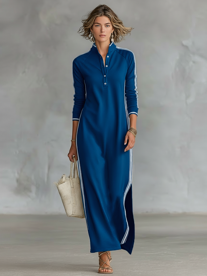 Carisette - Vestido para el día y la noche de tacto suave