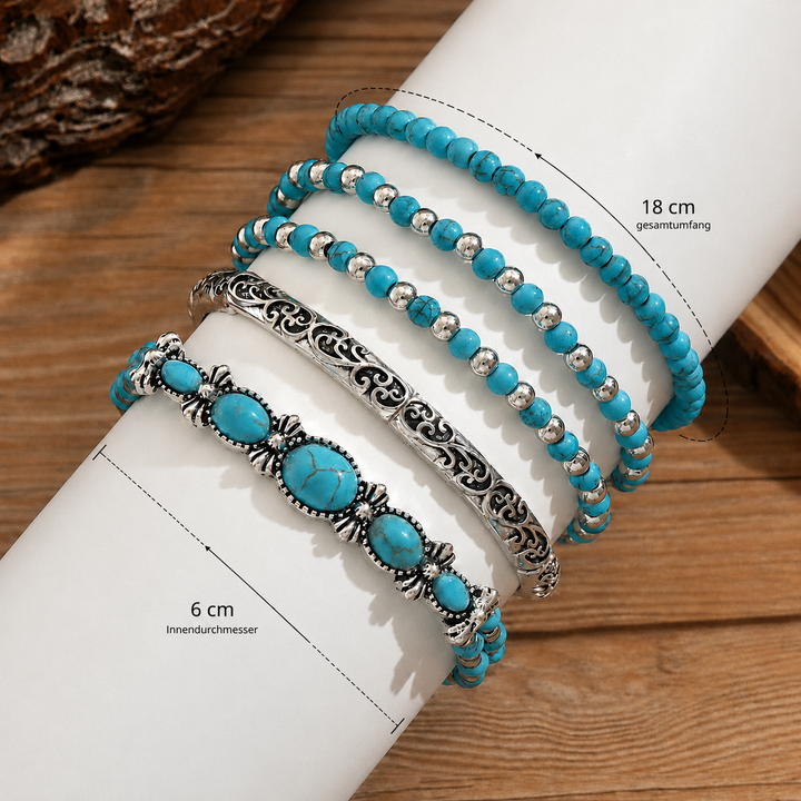 Veranisse - Conjunto de pulseras bohemias elegantes