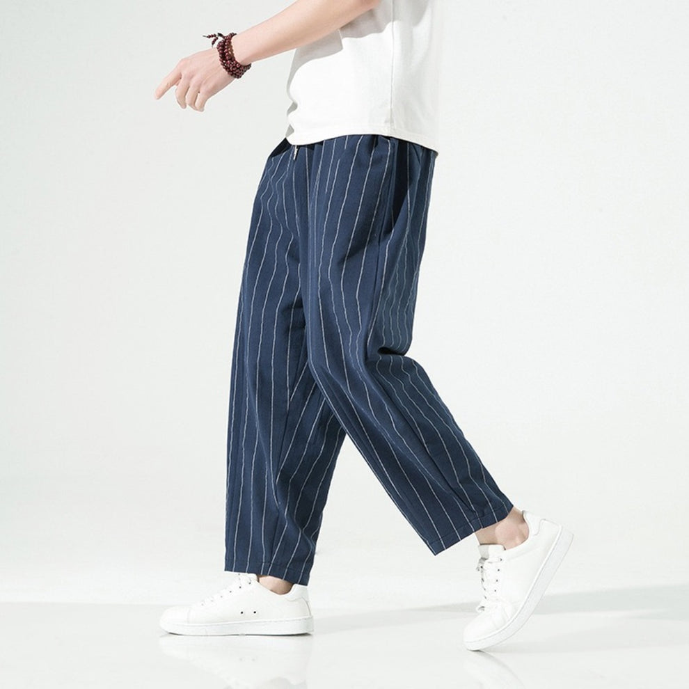 Brodie - Pantalón de corte holgado a rayas
