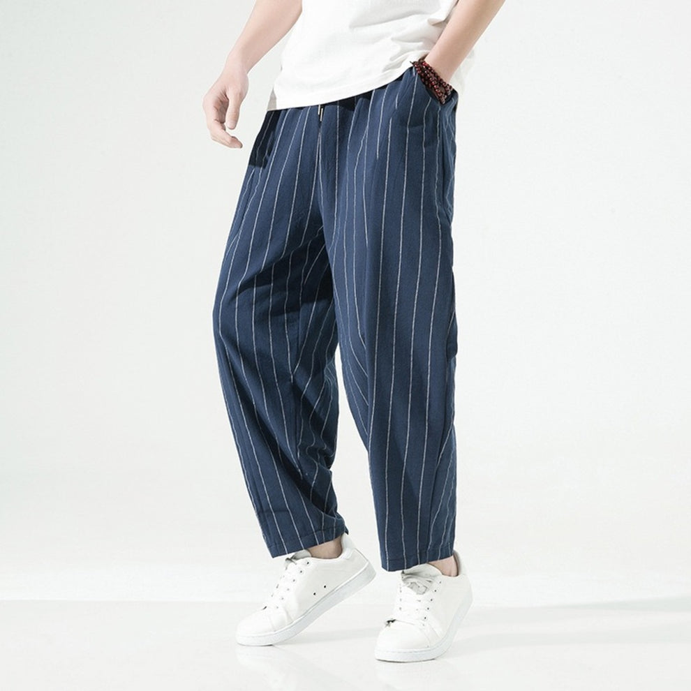 Brodie - Pantalón de corte holgado a rayas