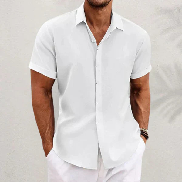 Erskine - Camisa de lino transpirable