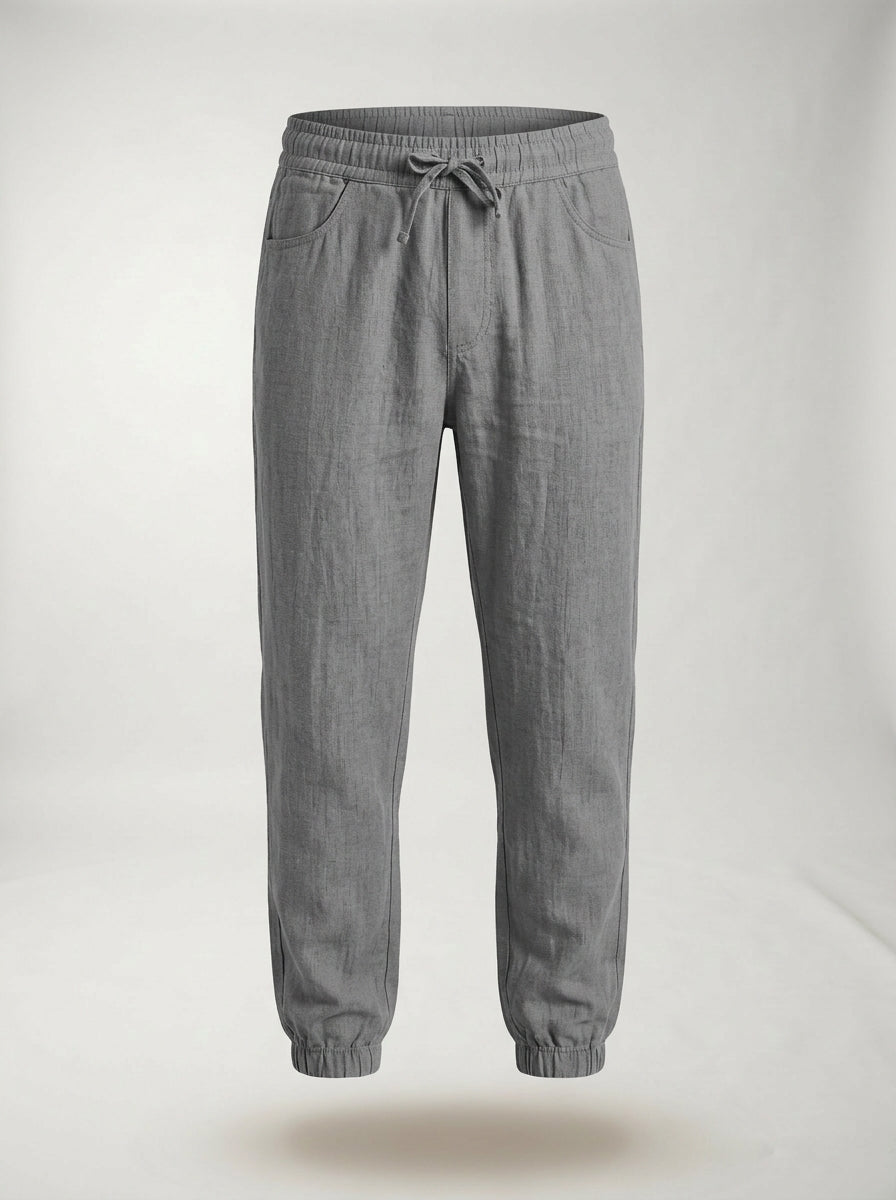 Carrick - Pantalón jogger de lino ligero