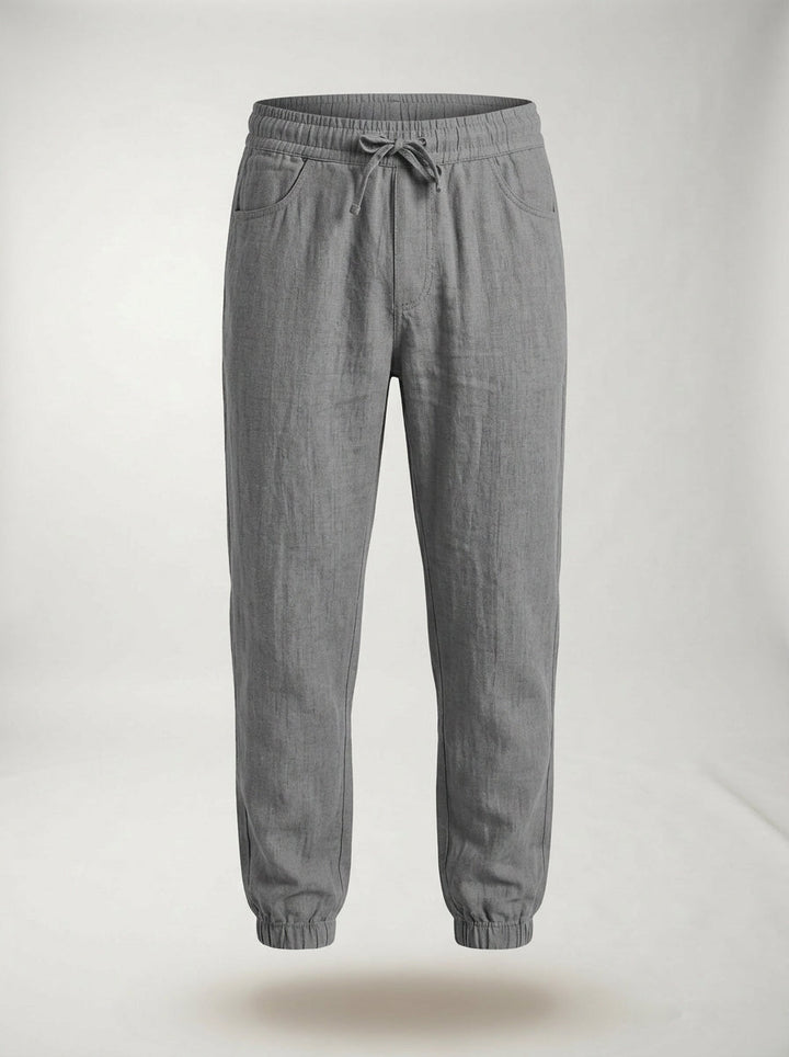 Carrick - Pantalón jogger de lino ligero