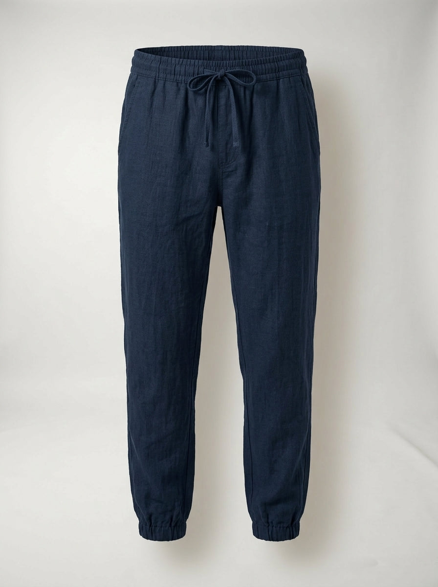 Carrick - Pantalón jogger de lino ligero