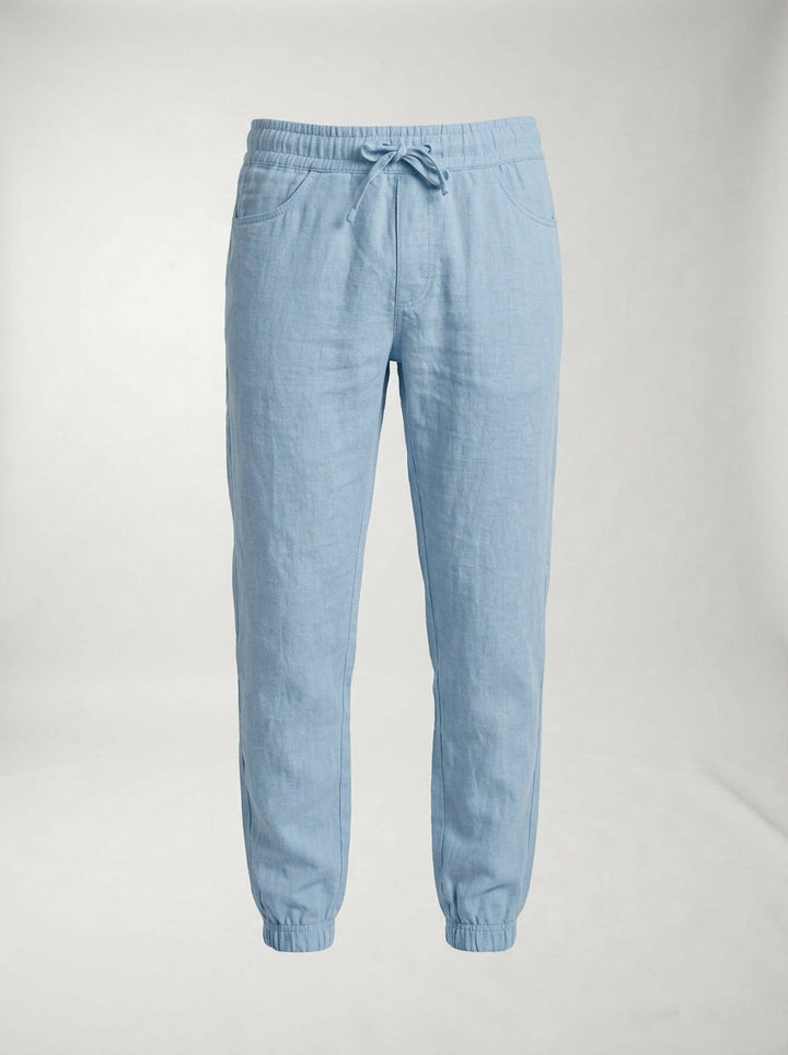 Carrick - Pantalón jogger de lino ligero