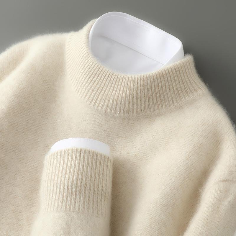 Ulvian - Jersey de cuello perkins de tacto suave