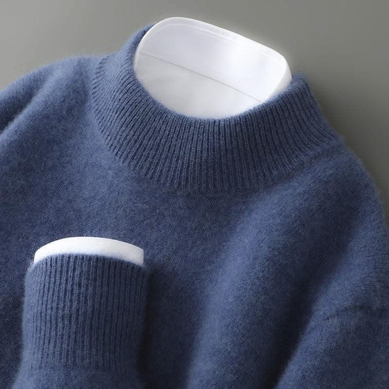 Ulvian - Jersey de cuello perkins de tacto suave