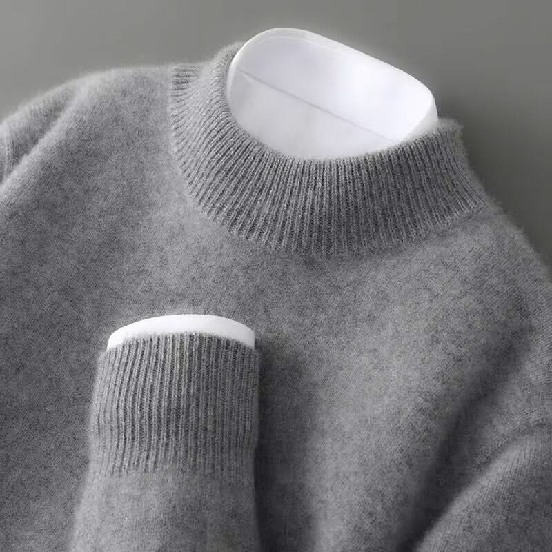 Ulvian - Jersey de cuello perkins de tacto suave