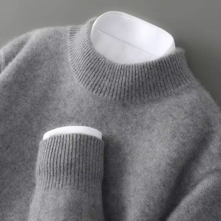 Ulvian - Jersey de cuello perkins de tacto suave