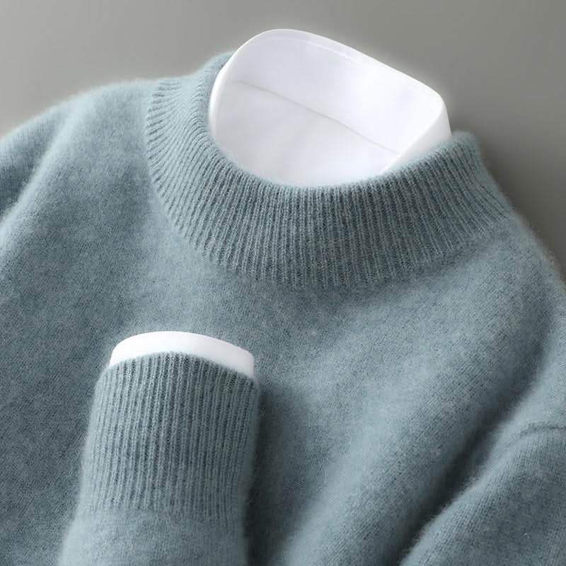 Ulvian - Jersey de cuello perkins de tacto suave